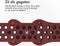imoshion Sport⁺ bandje - Geschikt voor Apple Watch 1, 2, 3, 4, 5, 6, 7, 8, 9, 10 (42 mm), SE - 38/40/41 mm - Wine Red & Black - S/M