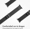 imoshion Stalen Schakelband - Geschikt voor Apple Watch 10 - 42 mm, Apple Watch 1 - 38 mm, Apple Watch 2 - 38 mm, Apple Watch 38 mm, Apple Watch 3 - 38 mm, Apple Watch 40 mm, Apple Watch 41 mm, Apple Watch 4 - 40 mm, Apple Watch 5 - 40 mm, Apple Wat