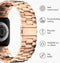 imoshion Stalen Schakelband - Geschikt voor Apple Watch 8 - 41 mm, Apple Watch 9 - 41 mm, Apple Watch SE (2022) - 40 mm, Apple Watch SE (2023) - 40 mm, Apple Watch SE - 40 mm, Apple Watch 10 - 42 mm, Apple Watch 1 - 38 mm, Apple Watch 2 - 38 mm, App