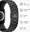 imoshion Stalen Schakelband - Geschikt voor Apple Watch 8 - 45 mm, Apple Watch 9 - 45 mm, Apple Watch SE (2022) - 44 mm, Apple Watch SE (2023) - 44 mm, Apple Watch SE - 44 mm, Apple Watch Ultra 2 - 49 mm, Apple Watch Ultra 3 - 49 mm, Apple Watch Ult