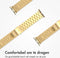 imoshion Stalen Schakelband - Geschikt voor Apple Watch 8 - 45 mm, Apple Watch 9 - 45 mm, Apple Watch SE (2022) - 44 mm, Apple Watch SE (2023) - 44 mm, Apple Watch SE - 44 mm, Apple Watch Ultra 2 - 49 mm, Apple Watch Ultra 3 - 49 mm, Apple Watch Ult
