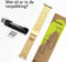 imoshion Stalen Schakelband - Geschikt voor Apple Watch 8 - 45 mm, Apple Watch 9 - 45 mm, Apple Watch SE (2022) - 44 mm, Apple Watch SE (2023) - 44 mm, Apple Watch SE - 44 mm, Apple Watch Ultra 2 - 49 mm, Apple Watch Ultra 3 - 49 mm, Apple Watch Ult