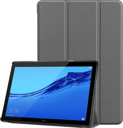 iMoshion Tablet Hoes Geschikt voor Huawei MediaPad T5 10.1 inch - iMoshion Trifold Bookcase - Grijs