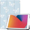 imoshion Tablet Hoes - Geschikt voor iPad 9e generatie (2021) 10.2 inch / 8e generatie (2020) 10.2 inch / 7e generatie (2019) 10.2 inch - Design Trifold Bookcase - Butterfly