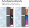 imoshion Tablet Hoes - Geschikt voor iPad 9e generatie (2021) 10.2 inch / 8e generatie (2020) 10.2 inch / 7e generatie (2019) 10.2 inch - Design Trifold Bookcase - Butterfly