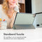 imoshion Tablet Hoes - Geschikt voor iPad 9e generatie (2021) 10.2 inch / 8e generatie (2020) 10.2 inch / 7e generatie (2019) 10.2 inch - Trifold Bookcase - Lichtgroen