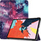iMoshion Tablet Hoes Geschikt voor iPad Air 4 (2020) /iPad Air 11 inch (2024) M2 / iPad Air 5 (2022) - iMoshion Design Trifold Bookcase - Meerkleurig /Space