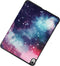 iMoshion Tablet Hoes Geschikt voor iPad Air 4 (2020) /iPad Air 11 inch (2024) M2 / iPad Air 5 (2022) - iMoshion Design Trifold Bookcase - Meerkleurig /Space