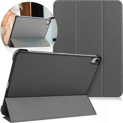 imoshion Tablet Hoes - Geschikt voor iPad Air 5 (2022) / Air 4 (2020) / Air 11 inch (2025) M3 / Air 11 inch (2024) M2 - Trifold Bookcase - Grijs