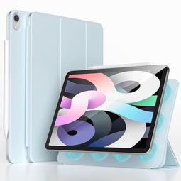 imoshion Tablet Hoes - Geschikt voor iPad Air 5 (2022) / Air 4 (2020) / Air 11 inch (2025) M3 / Air 11 inch (2024) M2 - Magnetic Bookcase - Lichtblauw
