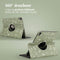imoshion Tablet Hoes - Geschikt voor iPad Air 5 (2022) / Air 4 (2020) - 360° Draaibare Design Bookcase 2.0 - Green Flowers