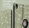 imoshion Tablet Hoes - Geschikt voor iPad Air 5 (2022) / Air 4 (2020) - 360° Draaibare Design Bookcase 2.0 - Green Flowers