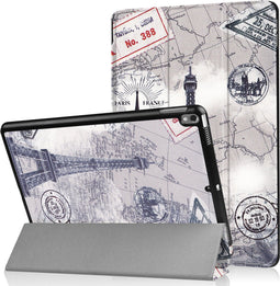 imoshion Tablet Hoes Geschikt voor iPad Pro 10.5 (2017) / iPad Air 10.5 (2019) - imoshion Design Trifold Bookcase - Meerkleurig /Parijs