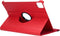 imoshion Tablet Hoes - Geschikt voor iPad Pro 11 (2020) / Pro 11 (2018) / Air 5 (2022) / Air 4 (2020) / Air 11 inch (2025) M3 / Air 11 inch (2024) M2 - 360° Draaibare Bookcase - Rood