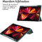 imoshion Tablet Hoes - Geschikt voor iPad Pro 11 (2022) / Pro 11 (2021) / Pro 11 (2020) / Pro 11 (2018) - Trifold Hardcase Bookcase - Groen
