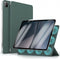 imoshion Tablet Hoes Geschikt voor iPad Pro 12.9 (2021) / iPad Pro 12.9 (2020) / iPad Pro 12.9 (2022) - imoshion Magnetic Bookcase - Donkergroen /Donkergroen