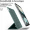 imoshion Tablet Hoes Geschikt voor iPad Pro 12.9 (2021) / iPad Pro 12.9 (2020) / iPad Pro 12.9 (2022) - imoshion Magnetic Bookcase - Donkergroen /Donkergroen