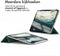 imoshion Tablet Hoes Geschikt voor iPad Pro 12.9 (2021) / iPad Pro 12.9 (2020) / iPad Pro 12.9 (2022) - imoshion Magnetic Bookcase - Donkergroen /Donkergroen
