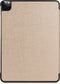 imoshion Tablet Hoes - Geschikt voor iPad Pro 12.9 (2022) / Pro 12.9 (2021) / Pro 12.9 (2020) / Pro 12.9 (2018) - Trifold Bookcase - Goud