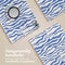 imoshion Tablet Hoes - Geschikt voor Lenovo Tab M10 5G - 360° Draaibare Design Bookcase 2.0 - White Blue Stripes