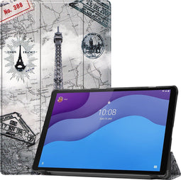 imoshion Tablet Hoes Geschikt voor Lenovo Tab M10 HD (2nd gen) - imoshion Design Trifold Bookcase - Meerkleurig /Parijs