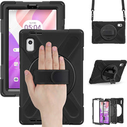 iMoshion Tablet Hoes Geschikt voor Lenovo Tab M9 - iMoshion Tablet Cover met schouderstrap - Zwart