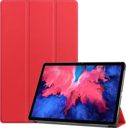 imoshion Tablet Hoes Geschikt voor Lenovo Tab P11 Plus / Tab P11 - imoshion Trifold Bookcase - Rood /Rood