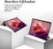 imoshion Tablet Hoes - Geschikt voor Lenovo Tab P12 - Trifold Bookcase - Rosé Goud