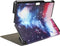 imoshion Tablet Hoes - Geschikt voor Microsoft Surface Go 4 , Microsoft Surface Go 3, Microsoft Surface Go 2 - Design Trifold Bookcase - Space