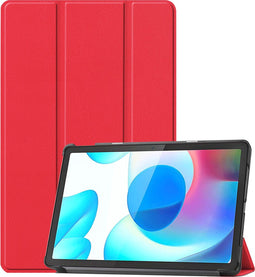 imoshion Tablet Hoes - Geschikt voor Realme Pad - Trifold Bookcase - Rood