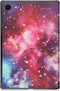 imoshion Tablet Hoes Geschikt voor Samsung Galaxy Tab A8 (2021/2022) - imoshion Design Trifold Bookcase - Paars /Space