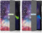 imoshion Tablet Hoes Geschikt voor Samsung Galaxy Tab A8 (2021/2022) - imoshion Design Trifold Bookcase - Paars /Space