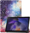 imoshion Tablet Hoes Geschikt voor Samsung Galaxy Tab A8 (2021/2022) - imoshion Design Trifold Bookcase - Paars /Space