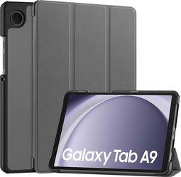 imoshion Tablet Hoes - Geschikt voor Samsung Galaxy Tab A9 8.7 inch - Trifold Bookcase - Grijs