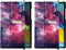 iMoshion Tablet Hoes Geschikt voor Samsung Galaxy Tab S5e - iMoshion Design Trifold Bookcase - Meerkleurig / Paars /Space