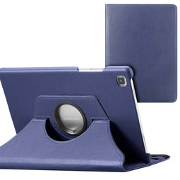 imoshion Tablet Hoes - Geschikt voor Samsung Galaxy Tab S6 Lite (2024) / Galaxy Tab S6 Lite (2022) / Galaxy Tab S6 Lite - 360° Draaibare Bookcase - Donkerblauw