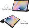 imoshion Tablet Hoes - Geschikt voor Samsung Galaxy Tab S8 / Galaxy Tab S7 - Trifold Bookcase - Grijs
