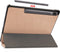 imoshion Tablet Hoes - Geschikt voor Samsung Galaxy Tab S8 Plus / Galaxy Tab S7 Plus / Galaxy Tab S7 FE - Trifold Bookcase - Goud