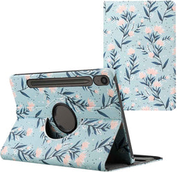 imoshion Tablet Hoes Geschikt voor Samsung Galaxy Tab S9 11.0 inch FE - imoshion 360° Draaibare Design Bookcase 2.0 - Meerkleurig /Flowers