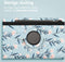 imoshion Tablet Hoes Geschikt voor Samsung Galaxy Tab S9 11.0 inch FE - imoshion 360° Draaibare Design Bookcase 2.0 - Meerkleurig /Flowers