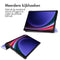 imoshion Tablet Hoes - Geschikt voor Samsung Galaxy Tab S9 11.0 inch - Trifold Bookcase - Lila
