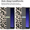imoshion Tablet Hoes - Geschikt voor Samsung Galaxy Tab S9 11.0 inch Plus / Galaxy Tab S10 Plus - Design Trifold Bookcase - Leopard