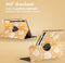 iMoshion Tablet Hoes Geschikt voor Samsung Galaxy Tab S9 Ultra - iMoshion 360° Draaibare Design Bookcase 2.0 - Geel /Yellow Flowers