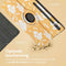 iMoshion Tablet Hoes Geschikt voor Samsung Galaxy Tab S9 Ultra - iMoshion 360° Draaibare Design Bookcase 2.0 - Geel /Yellow Flowers