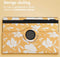 iMoshion Tablet Hoes Geschikt voor Samsung Galaxy Tab S9 Ultra - iMoshion 360° Draaibare Design Bookcase 2.0 - Geel /Yellow Flowers