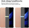 imoshion Tablet Hoes - Geschikt voor Xiaomi Pad 6 Pro, Xiaomi Pad 6 - Trifold Bookcase - Rosé Goud