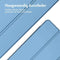 imoshion Tablet Hoes - Geschikt voor Xiaomi Pad 6, Xiaomi Pad 6 Pro - Trifold Hardcase Bookcase transparante rand - Blauw