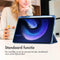 imoshion Tablet Hoes - Geschikt voor Xiaomi Pad 6, Xiaomi Pad 6 Pro - Trifold Hardcase Bookcase transparante rand - Blauw