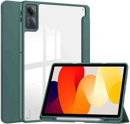 imoshion Tablet Hoes - Geschikt voor Xiaomi Redmi Pad SE - Trifold Hardcase Bookcase - Groen