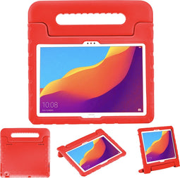 iMoshion Tablet Hoes Kinderen Geschikt voor Huawei MediaPad T5 10.1 inch - iMoshion Kidsproof Backcover met handvat - Rood